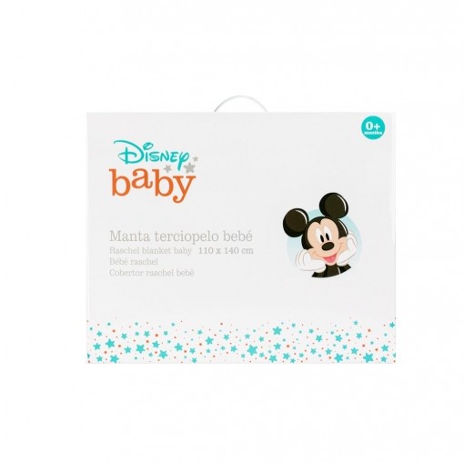 Manta Bebé Terciopelo para Cuna de Disney