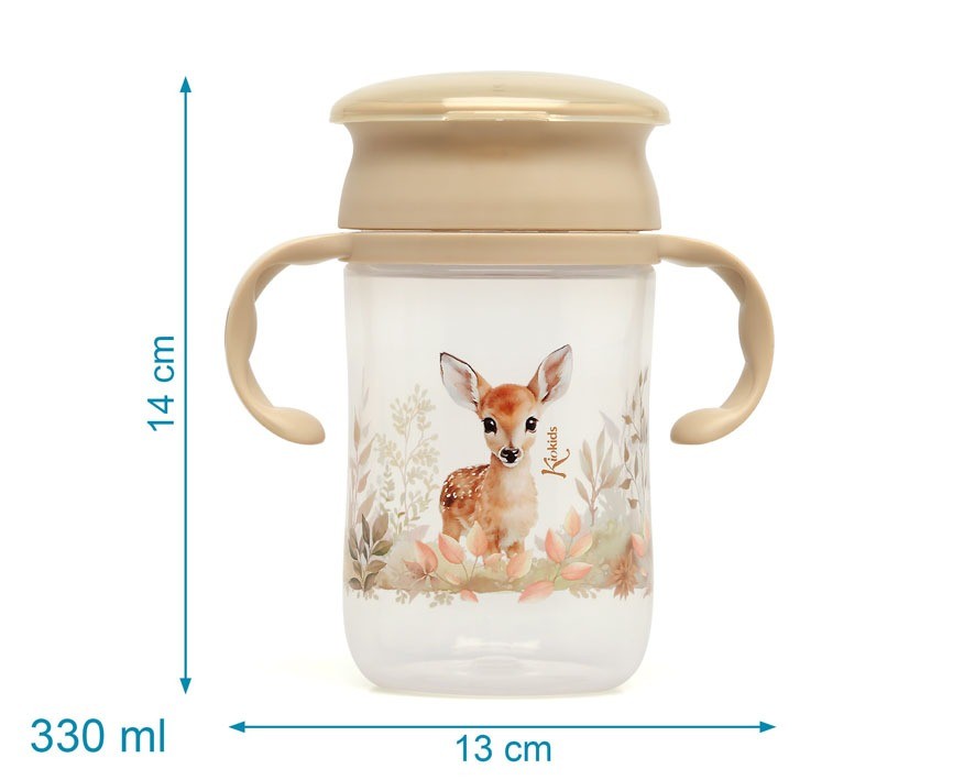 Copo de treinamento Kiokids Deer 330ml