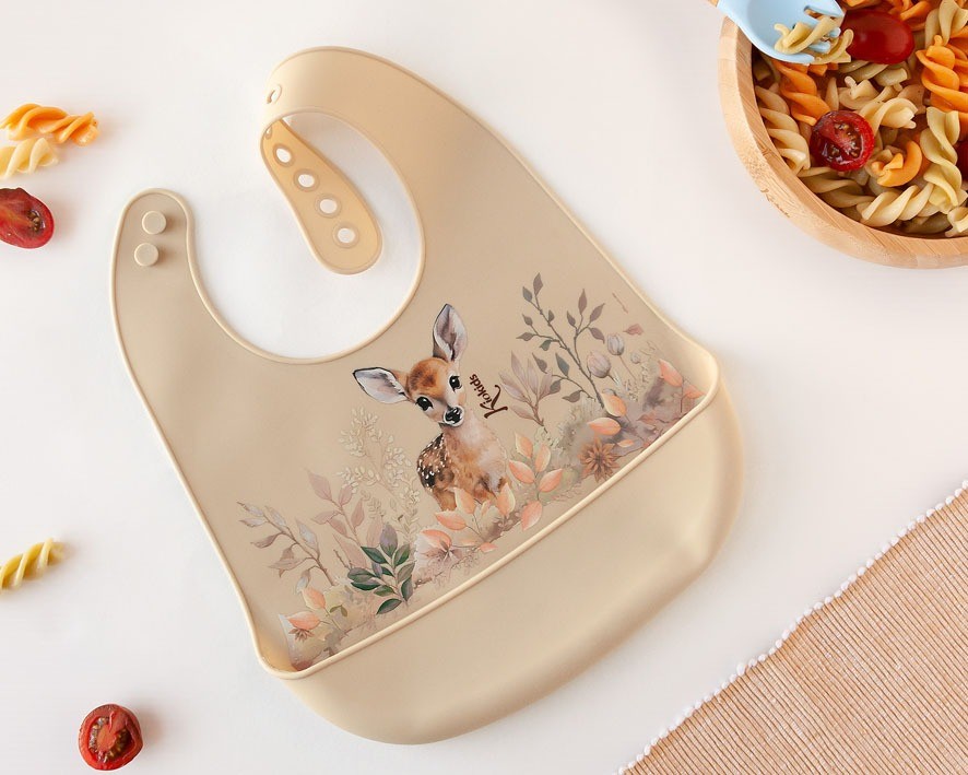 Babero Silicona Ciervo de Kiokids