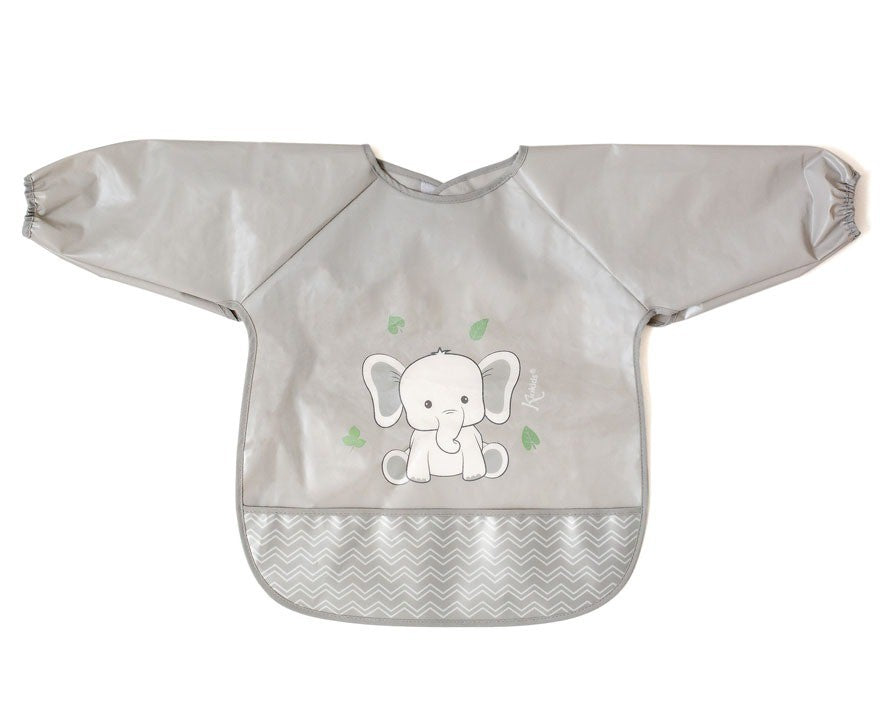 Babero impermeable con mangas Elefante de Kiokids