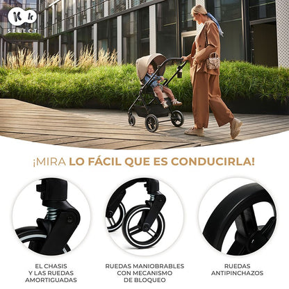 Cochecito 2 en 1 YOXI de Kinderkraft (Chollomania)