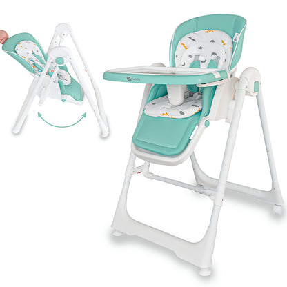 Trona Evolutiva bebé 3 en 1 Hamaca columpio y balancín Movity de Twinly