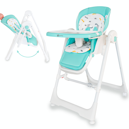 Trona Evolutiva bebé 3 en 1 Hamaca columpio y balancín Movity de Twinly