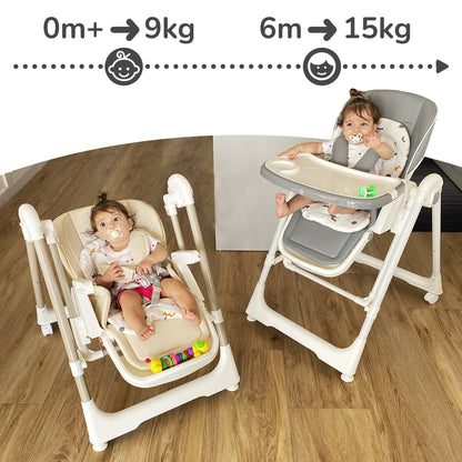 Trona Evolutiva bebé 3 en 1 Hamaca columpio y balancín Movity de Twinly