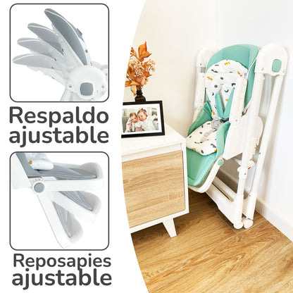 Trona Evolutiva bebé 3 en 1 Hamaca columpio y balancín Movity de Twinly
