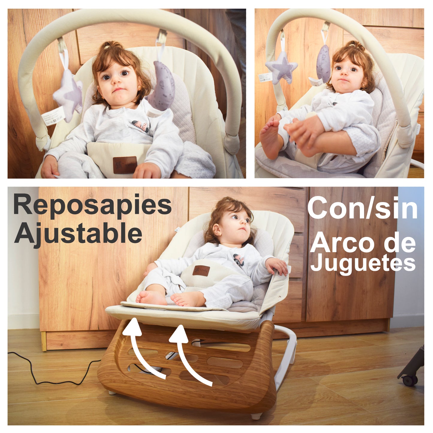 Hamaca Evolutiva 2 en 1  Cuddly de Twinly