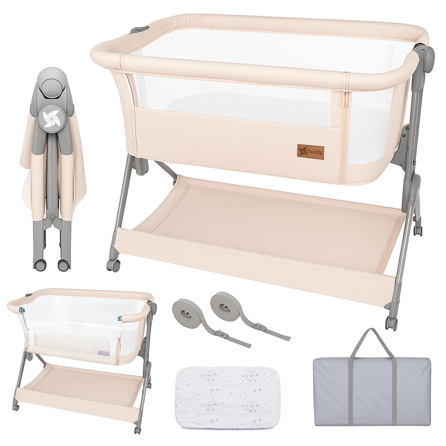 Minicuna Colecho Plegable Comfortly de Twinly