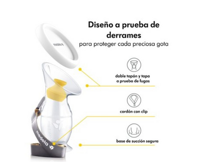 Colector De Leche Materna De Silicona Medela