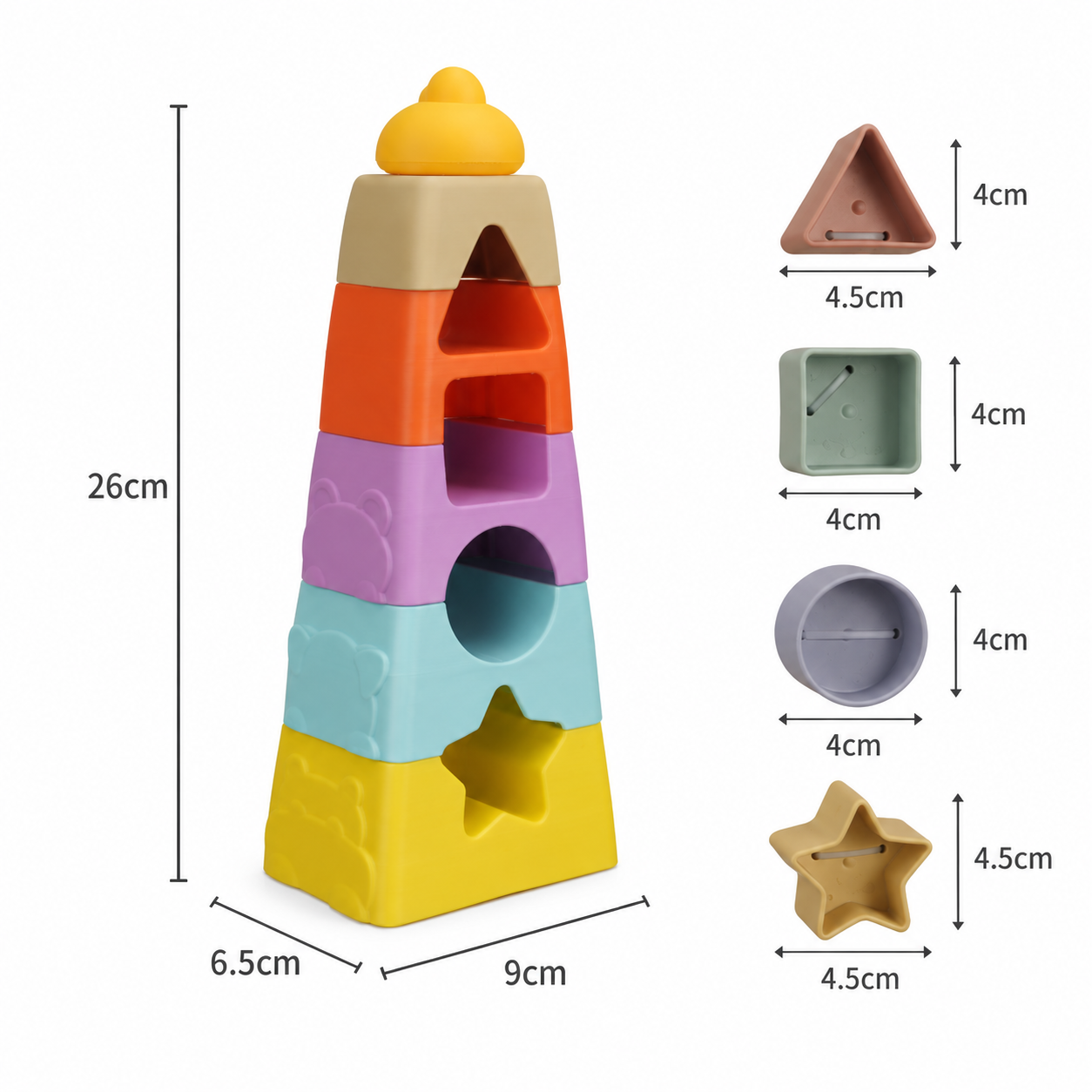 Torre de Aprendizaje Construcción y Encaje de Twinly