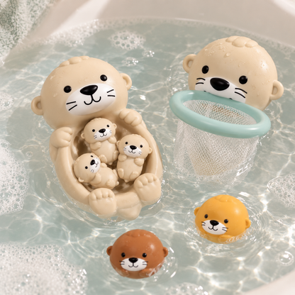 Set de Juego para el Baño de Nutrias – 5 Piezas de Twinly
