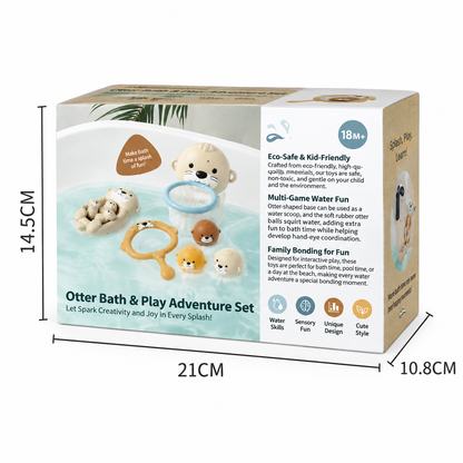 Set de Juego para el Baño de Nutrias – 5 Piezas de Twinly