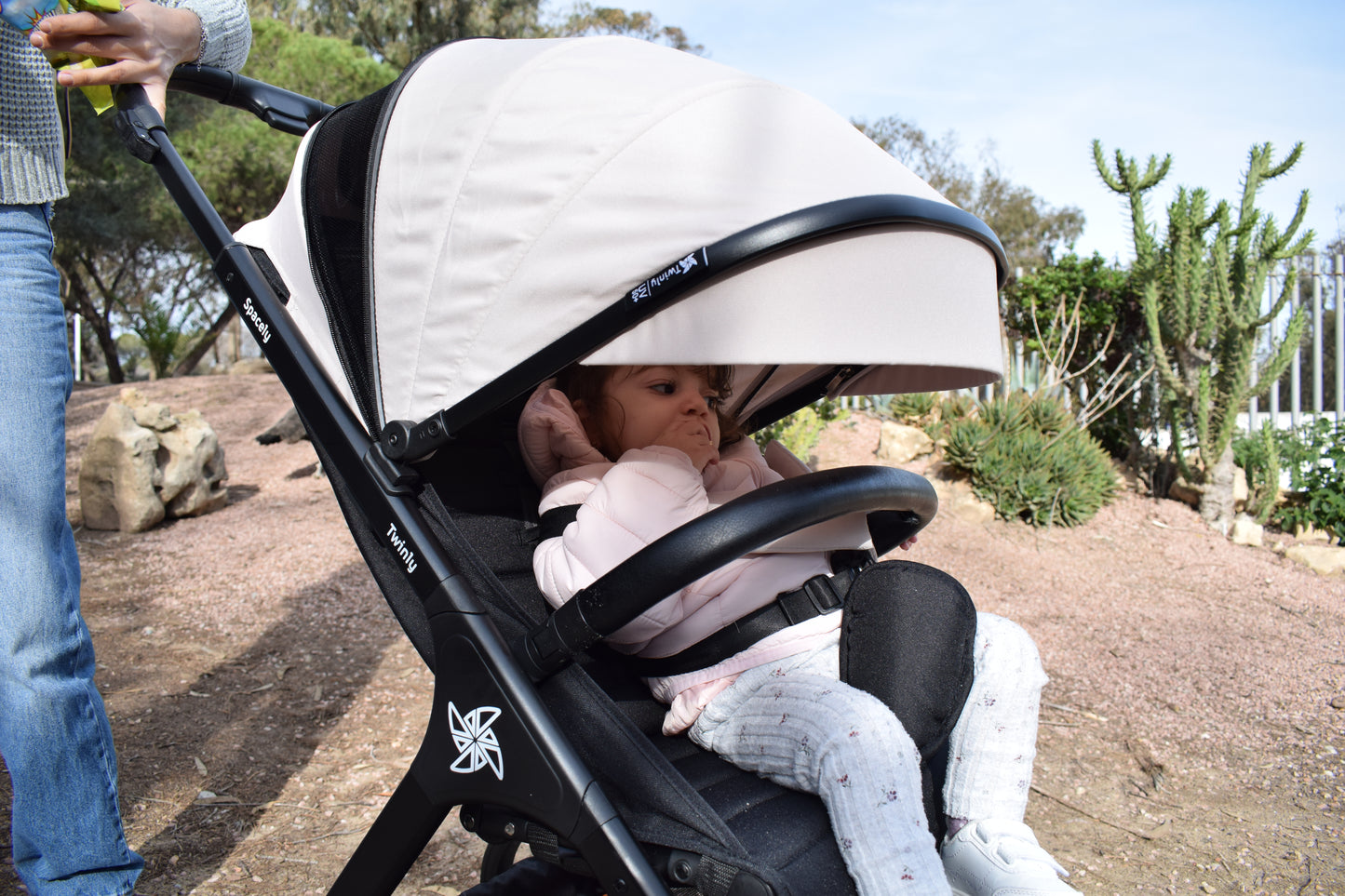 Silla de paseo Bebé Capota XXL Plegable 22Kg Spacely de Twinly