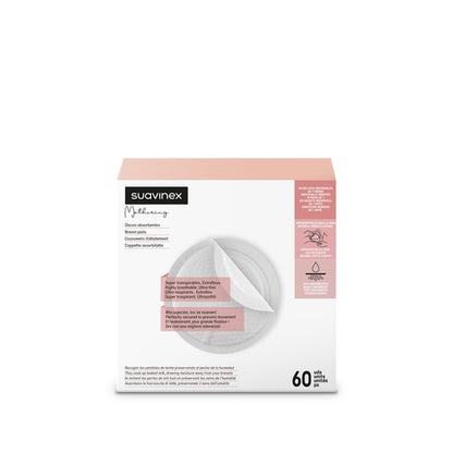 Pack Discos de Lactancia Absorbentes. Caja de 60ud