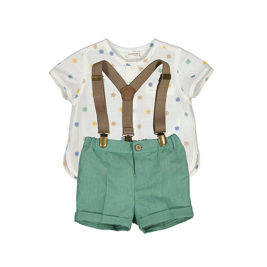 Conjunto pantalon corto y camisa 1215 Mayoral