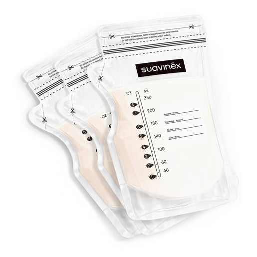Bolsas para Leche Materna 250ml, pack 50 uds de Suavinex