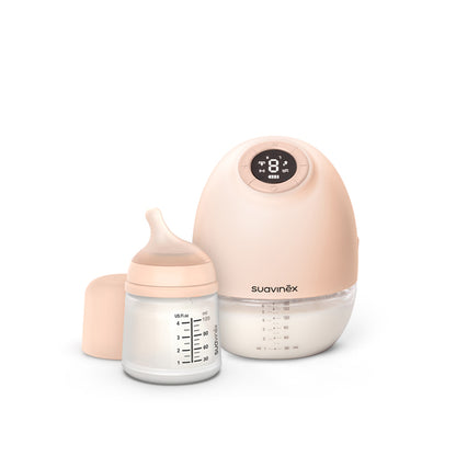 Extractor de Leche Eléctrico Manos Libres + Biberón Zero.Zero 120ml Suavinex