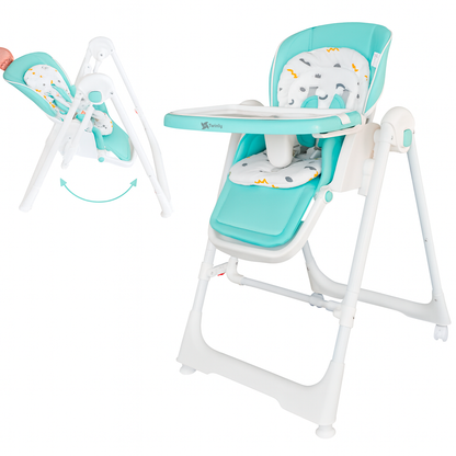 Trona Evolutiva bebé 3 en 1 Hamaca columpio y balancín Movity de Twinly