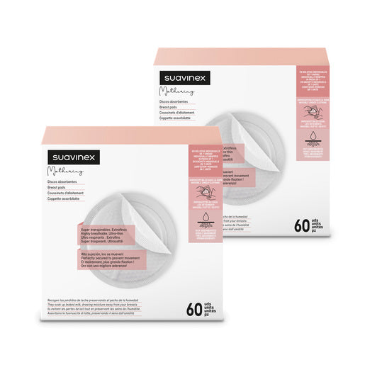 Pack Discos de Lactancia Absorbentes. Caja de 60ud