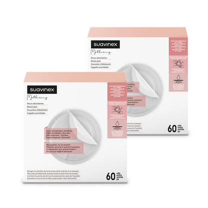 Pack Discos de Lactancia Absorbentes. Caja de 60ud
