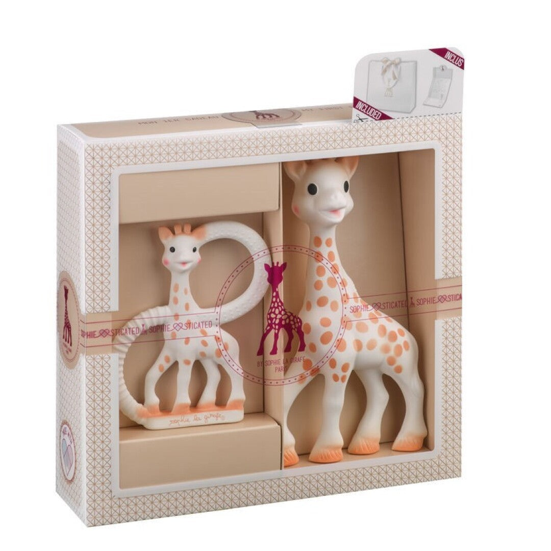 Mi Primer Set Sophie la Girafe + Anillo de Dentición So Pure – Caja de Regalo Premium
