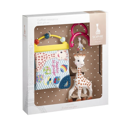 Pack de Regalo Sophie la Girafe – Cofre Premium con Mordedor, Libro Texturizado y Sonajero