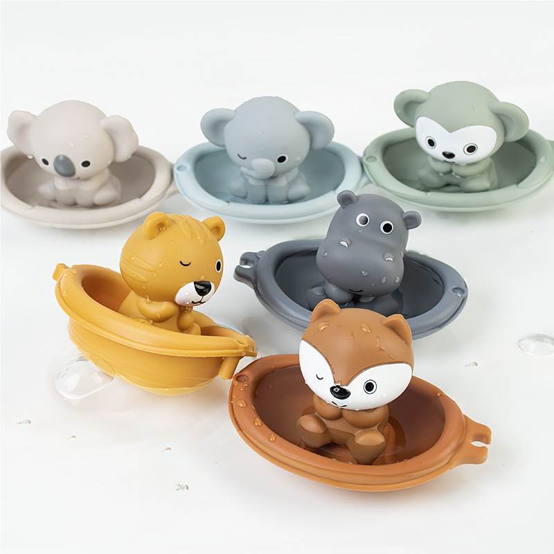 Set de Animales y Barquitos para el Baño – 12 Piezas de Twinly