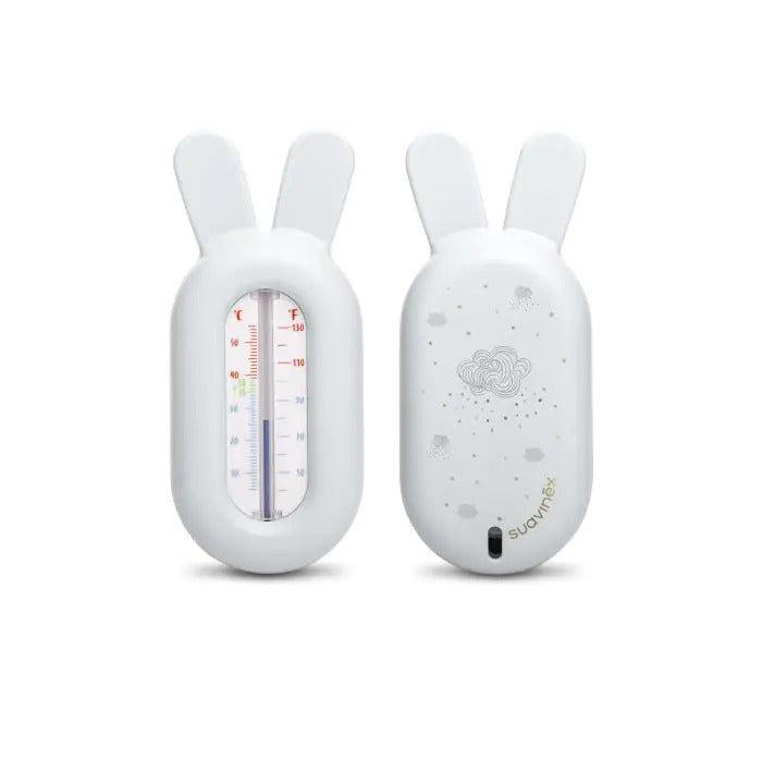 Termómetro de baño en forma de conejito diseño nubes de Suavinex