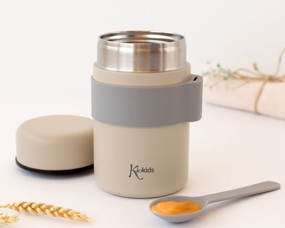 Termo Papillero Acero Inoxidable con Cuchara de Kiokids