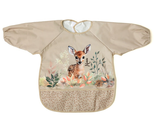 Babero Impermeable con Mangas Ciervo de Kiokids