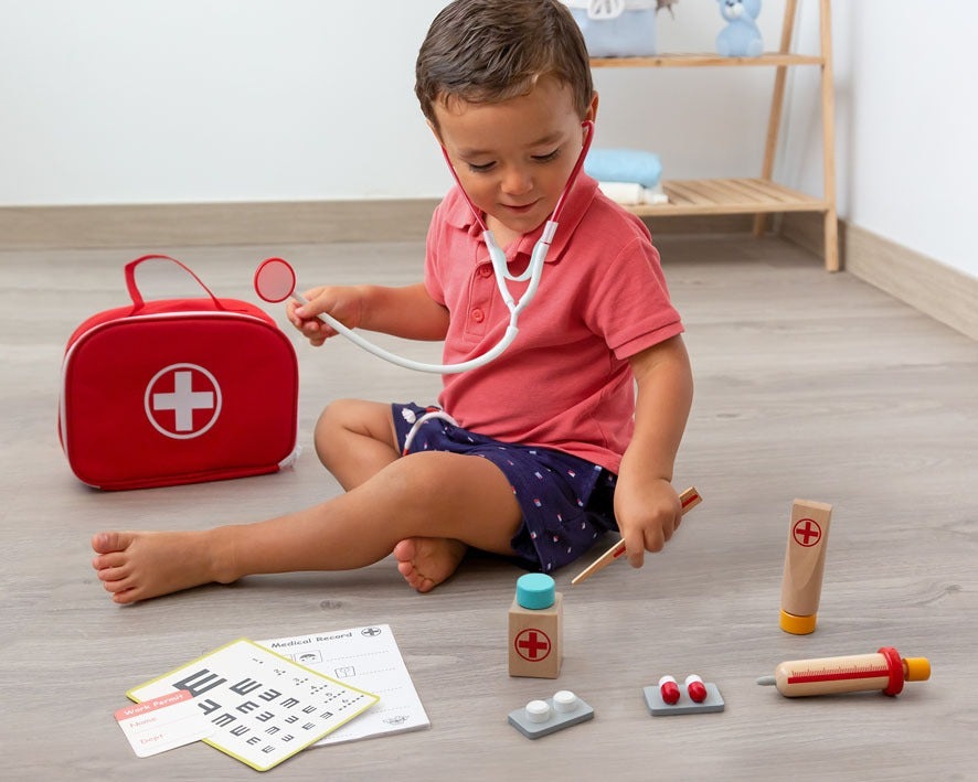 Juego de Madera Set de Doctor de Kiokids