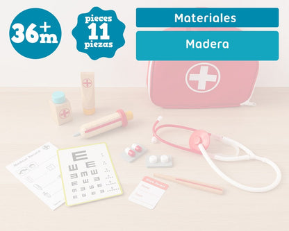 Juego de Madera Set de Doctor de Kiokids