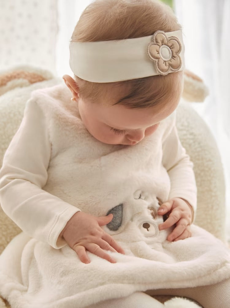 Vestido pelo con diadema Perrito 2890 Mayoral