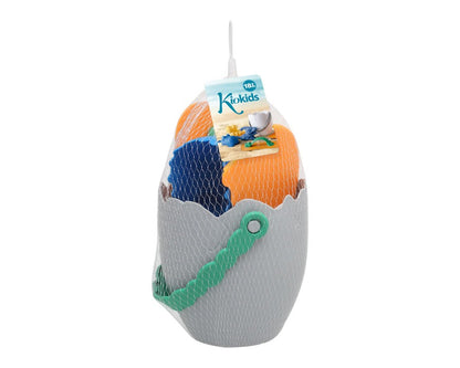 Conjunto de praia com balde de dinossauro Kiokids