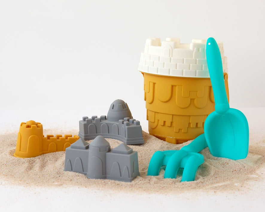 Conjunto de praia em cubo Kiokids Castles