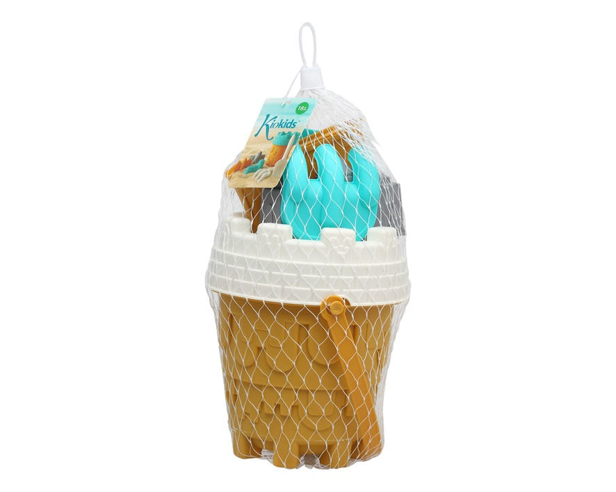 Conjunto de praia em cubo Kiokids Castles