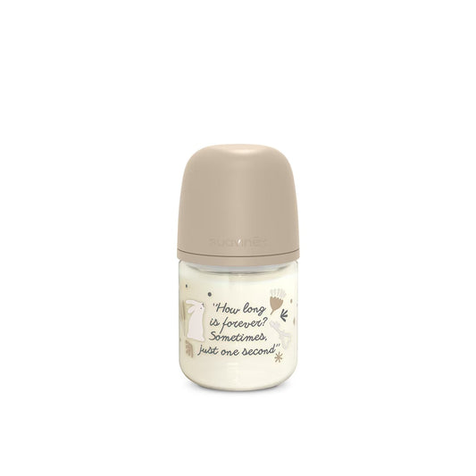 Biberón de Vidrio con tetina Fisiológica SX Pro Wonderland Flujo Lento 120ml de Suavinex