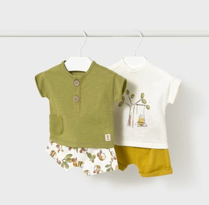 Conjunto 2 piezas pantalón corto Abeja 1611 Mayoral