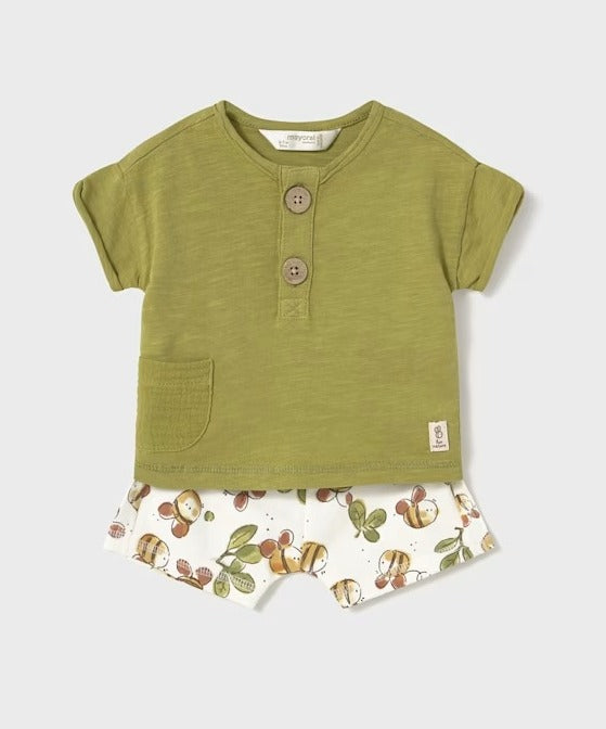 Conjunto 2 piezas pantalón corto Abeja 1611 Mayoral