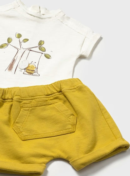 Conjunto 2 piezas pantalón corto Abeja 1611 Mayoral