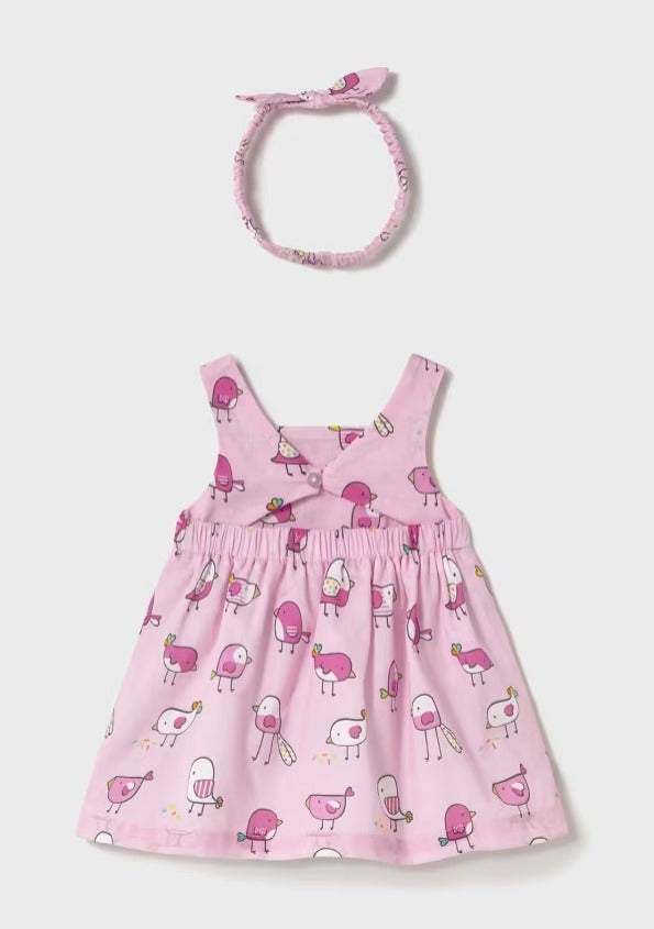 Vestido con diadema estampado 1873 Mayoral
