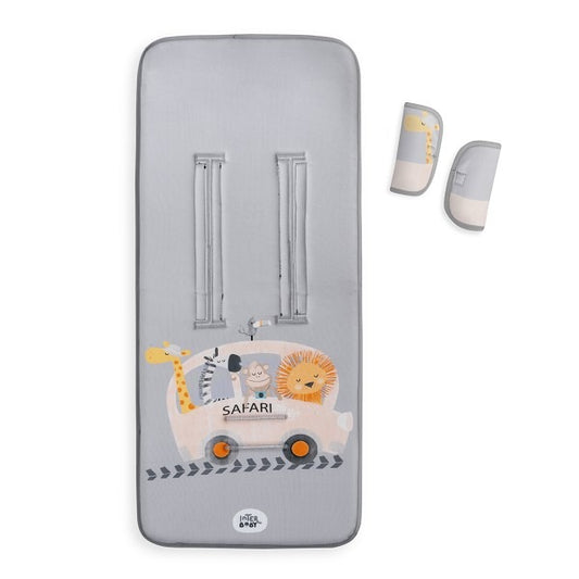 Colchoneta silla de paseo Universal Tejido 3D Safari Tours de Interbaby
