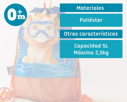 Mochila de Playa León de Kiokids