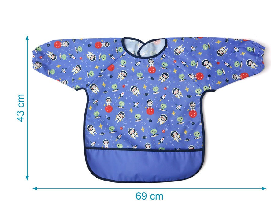 Babero impermeable con mangas de Kiokids