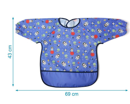 Babero impermeable con mangas de Kiokids