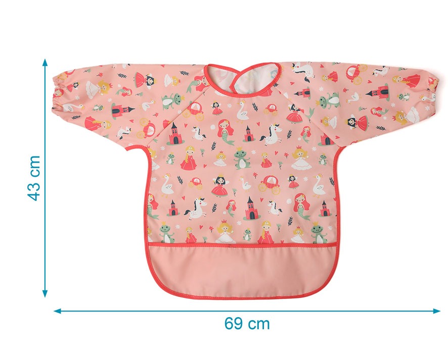 Babero impermeable con mangas de Kiokids