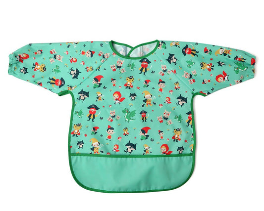 Babero impermeable con mangas de Kiokids