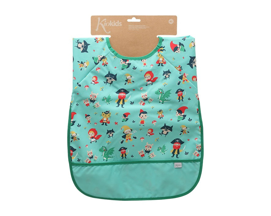 Babero impermeable con mangas de Kiokids