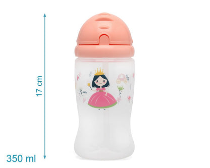Botella con pajita 350ml de Kiokids