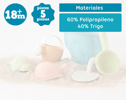 SET CUBO DE PLAYA ELEFANTE KIOKIDS