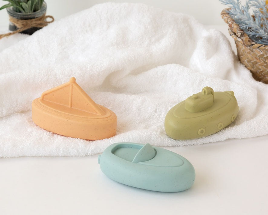 SET 3 BARQUITOS ANTIMOHO PARA EL BAÑO KIOKIDS